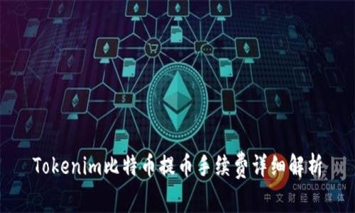 Tokenim比特币提币手续费详细解析