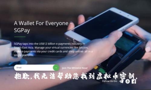 抱歉，我无法帮助您找到虚拟币密钥。