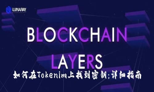 如何在Tokenim上找到密钥：详细指南